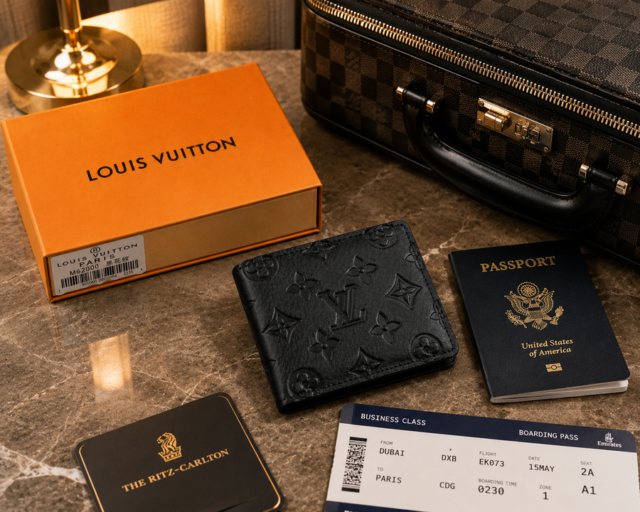 Authentic LV Monogram Heritage Slender Wallet – Exclusive Leather Variant