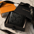 LV Monogram Wallet Heritage – Classic Grain Leather Edition