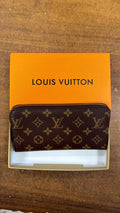 Louis Vuitton Monogram Zippy Wallet Brown Women’s Long Wallet with Box
