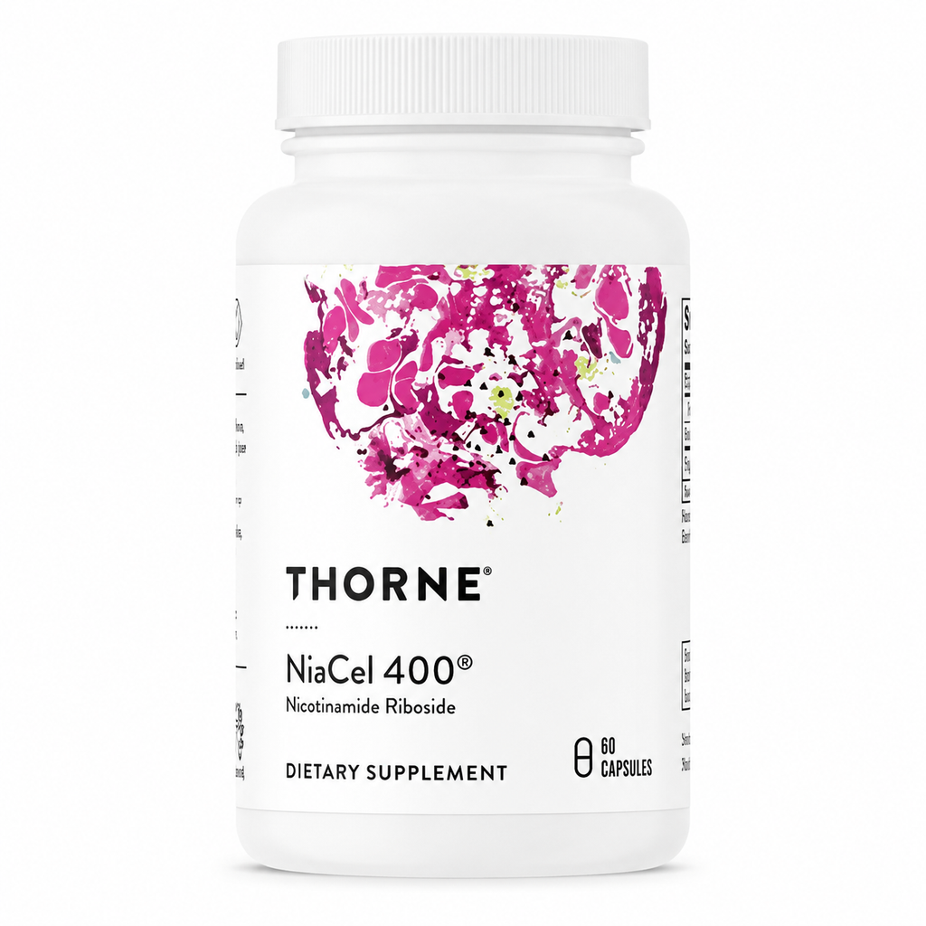 Thorne NiaCel 400® Nicotinamide Riboside – 60 Capsules – Dietary Supplement