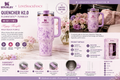 Stanley x LoveShackFancy Quencher H2.0 FlowState Tumbler 40 oz – Happy Thoughts (Rosa Beaux Purple)