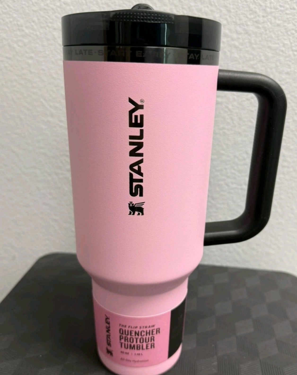 Messi x Stanley Quencher 40 OZ GOAT Pink | ProTour Flip Straw