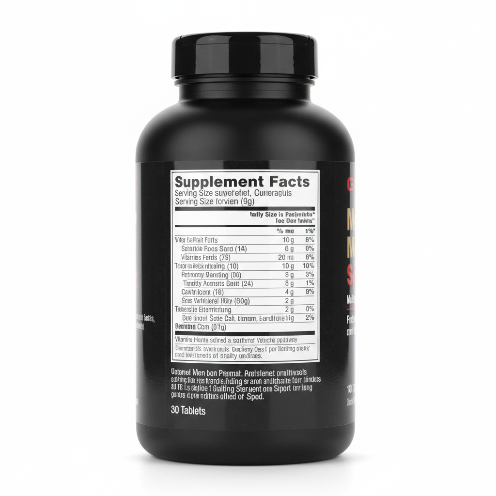 GNC Mega Men Sport Multivitamin 180 Tablets – Men's Daily Vitamin & Wellness Support