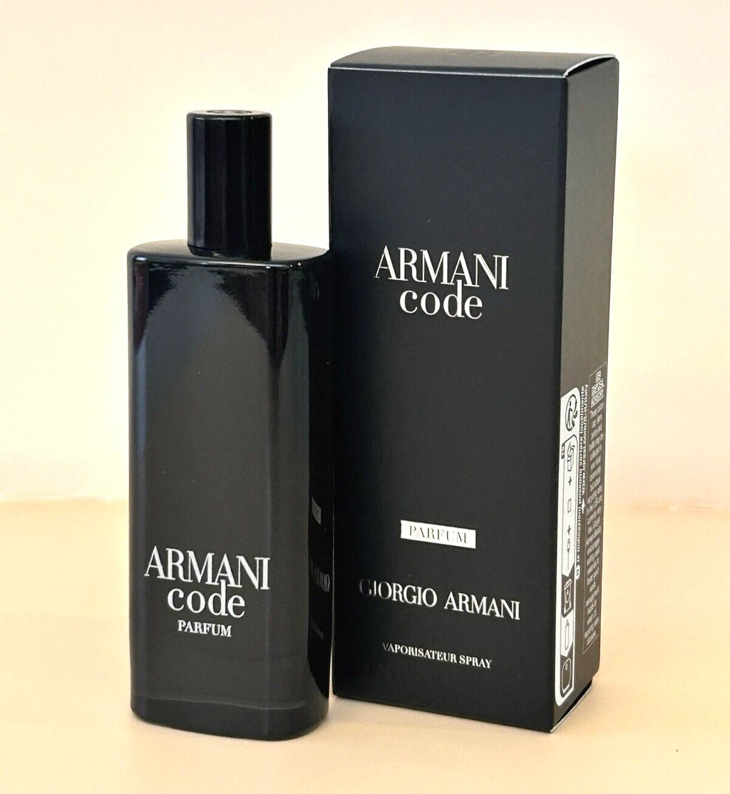 Giorgio Armani Armani Code Parfum for Men – 0.5 oz / 15 ml Travel Size – New