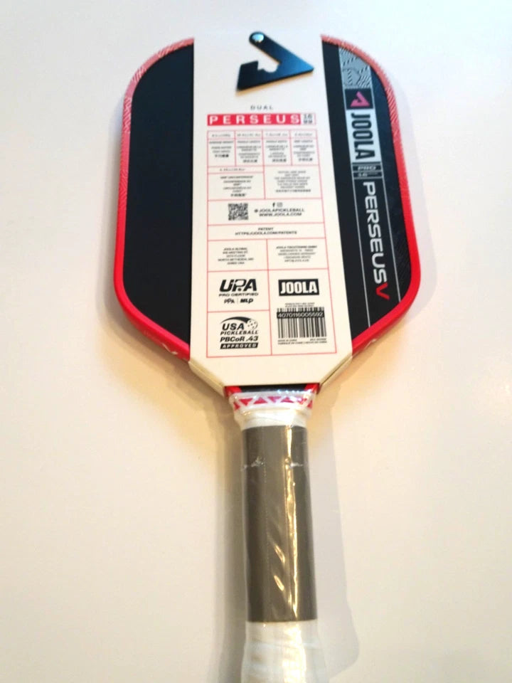 JOOLA Ben Johns Perseus Pro IV 16mm Pickleball Paddle Red