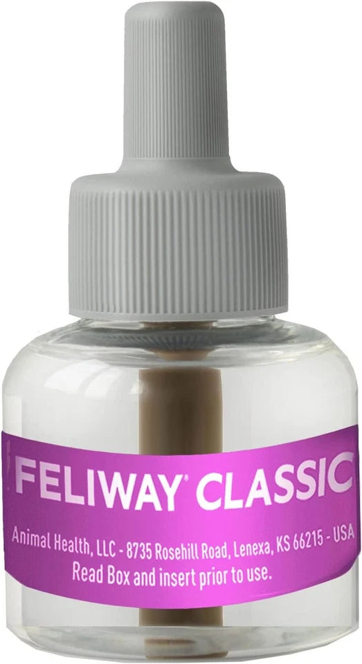 Ceva FELIWAY Classic Plug-In Diffuser Refill for Cats, Helps Reduce Signs of Stress, 1.6 fl oz (48 mL)