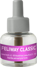 Ceva FELIWAY Classic Plug-In Diffuser Refill for Cats, Helps Reduce Signs of Stress, 1.6 fl oz (48 mL)